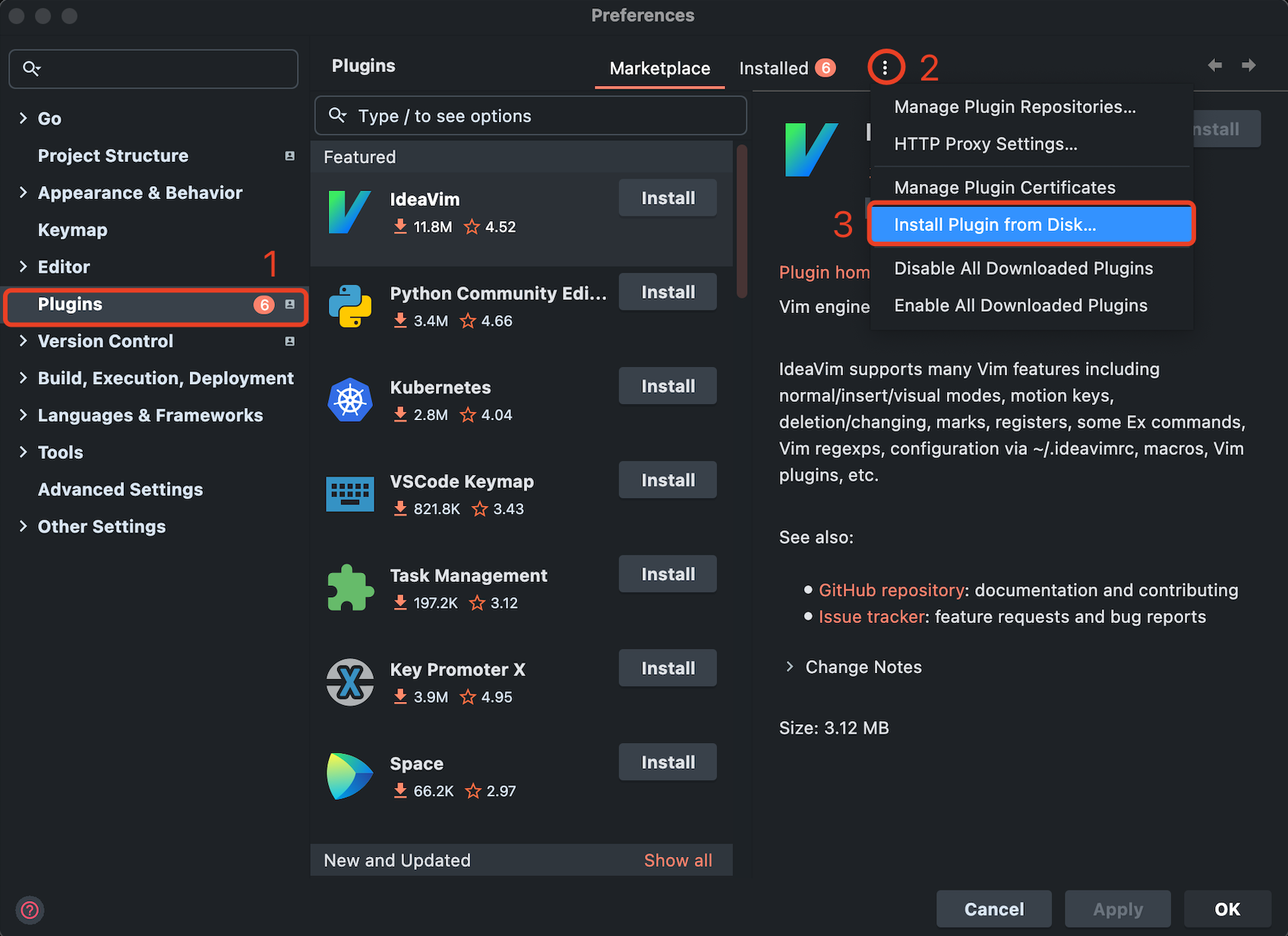 goland plugin center